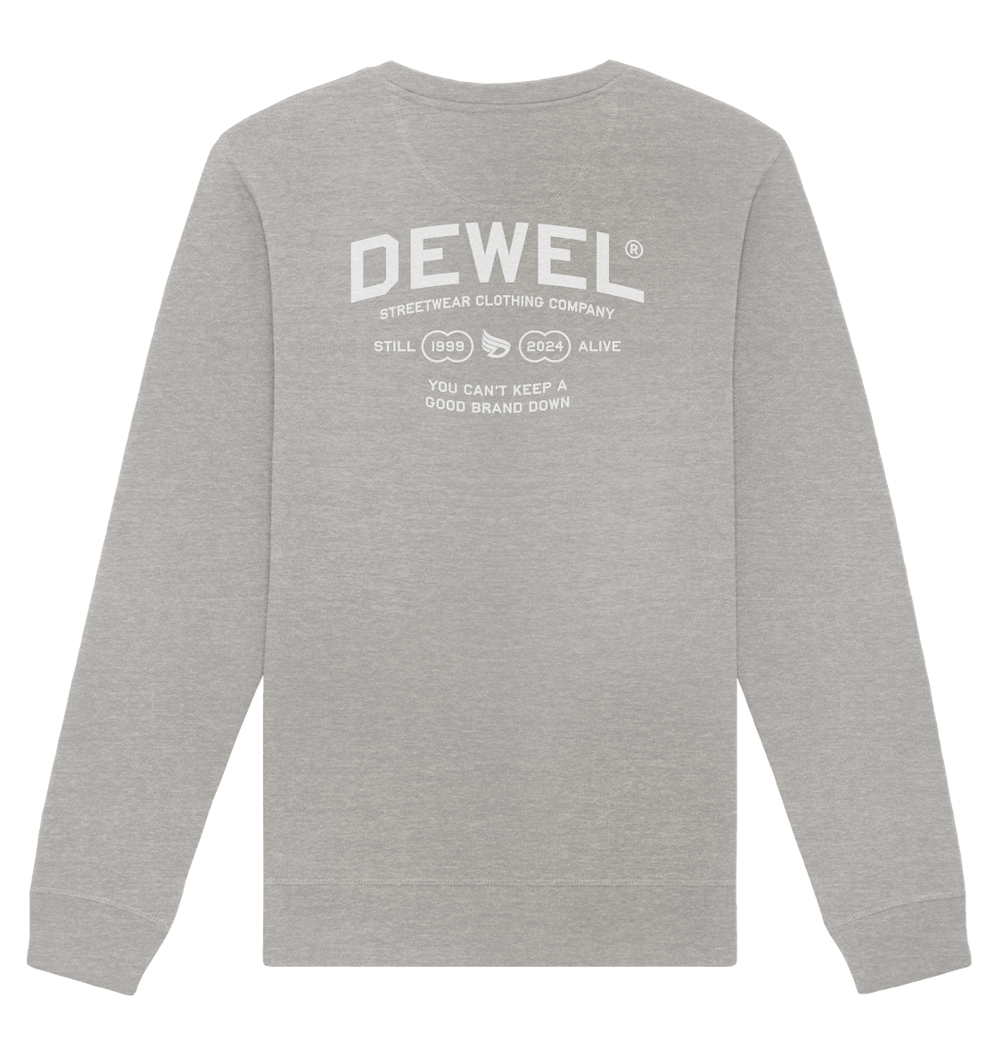 dwl. TM (white) - Organic Basic Unisex Sweatshirt