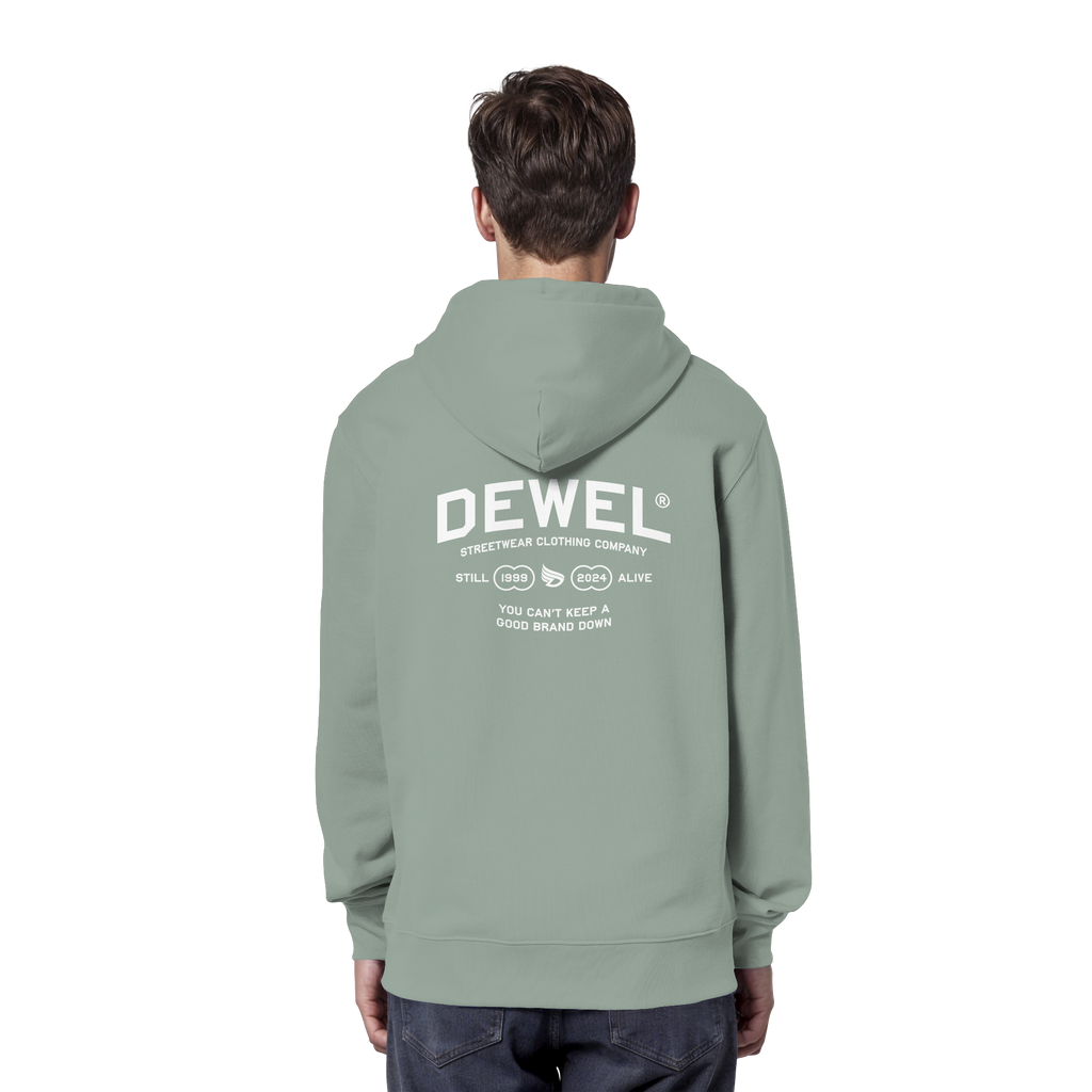 dwl. TM (white) - Organic Hoodie