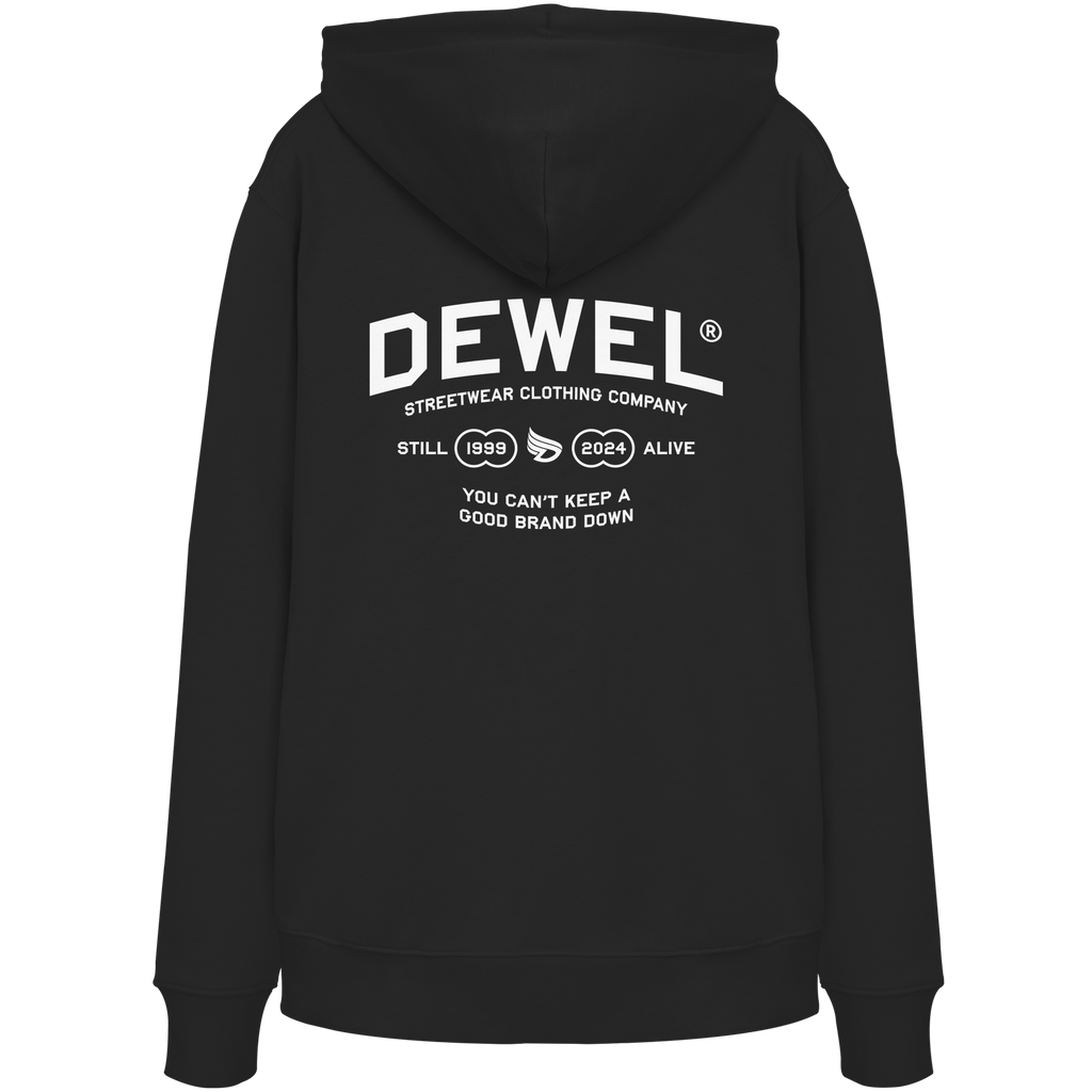dwl. TM (white) - Organic Hoodie