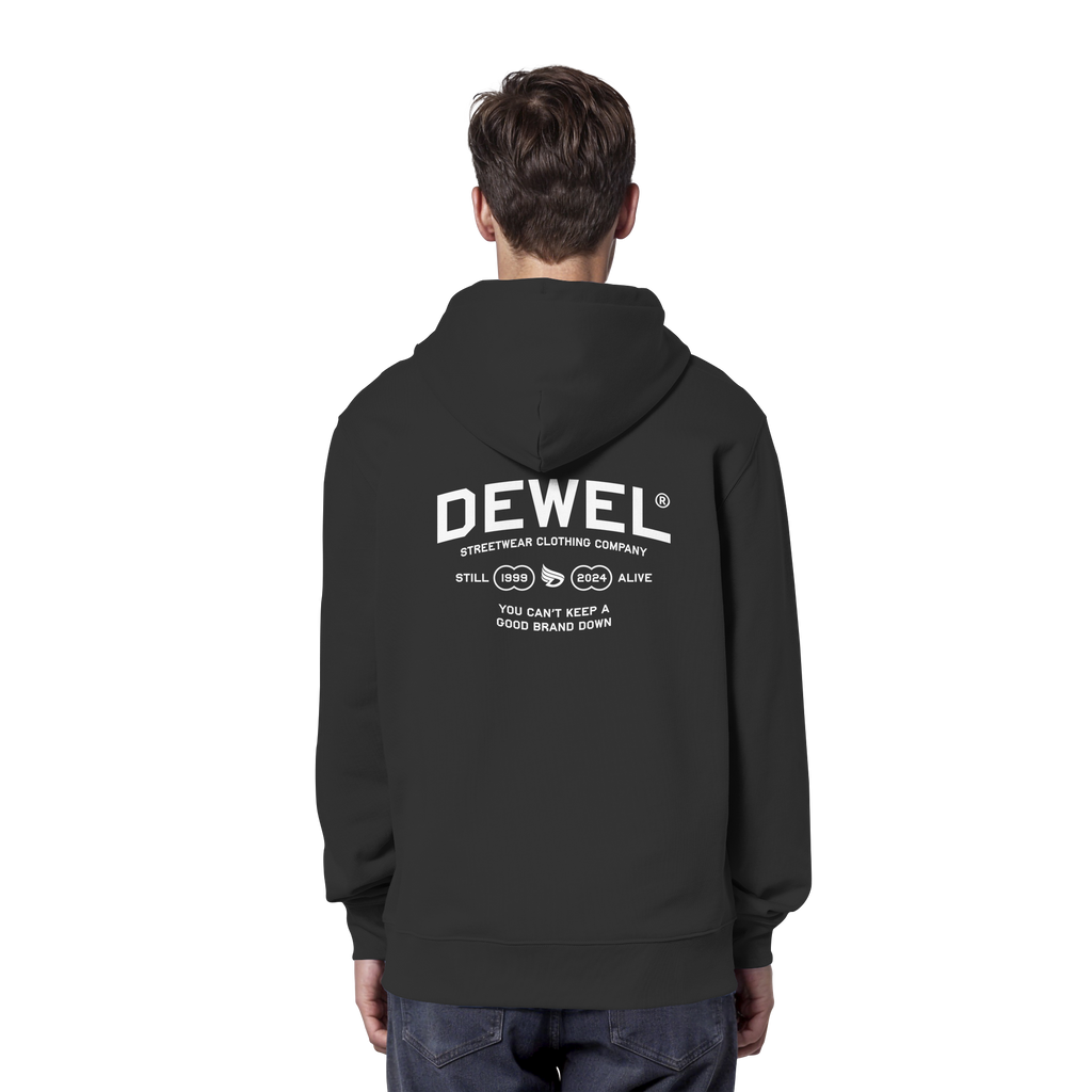 dwl. TM (white) - Organic Hoodie