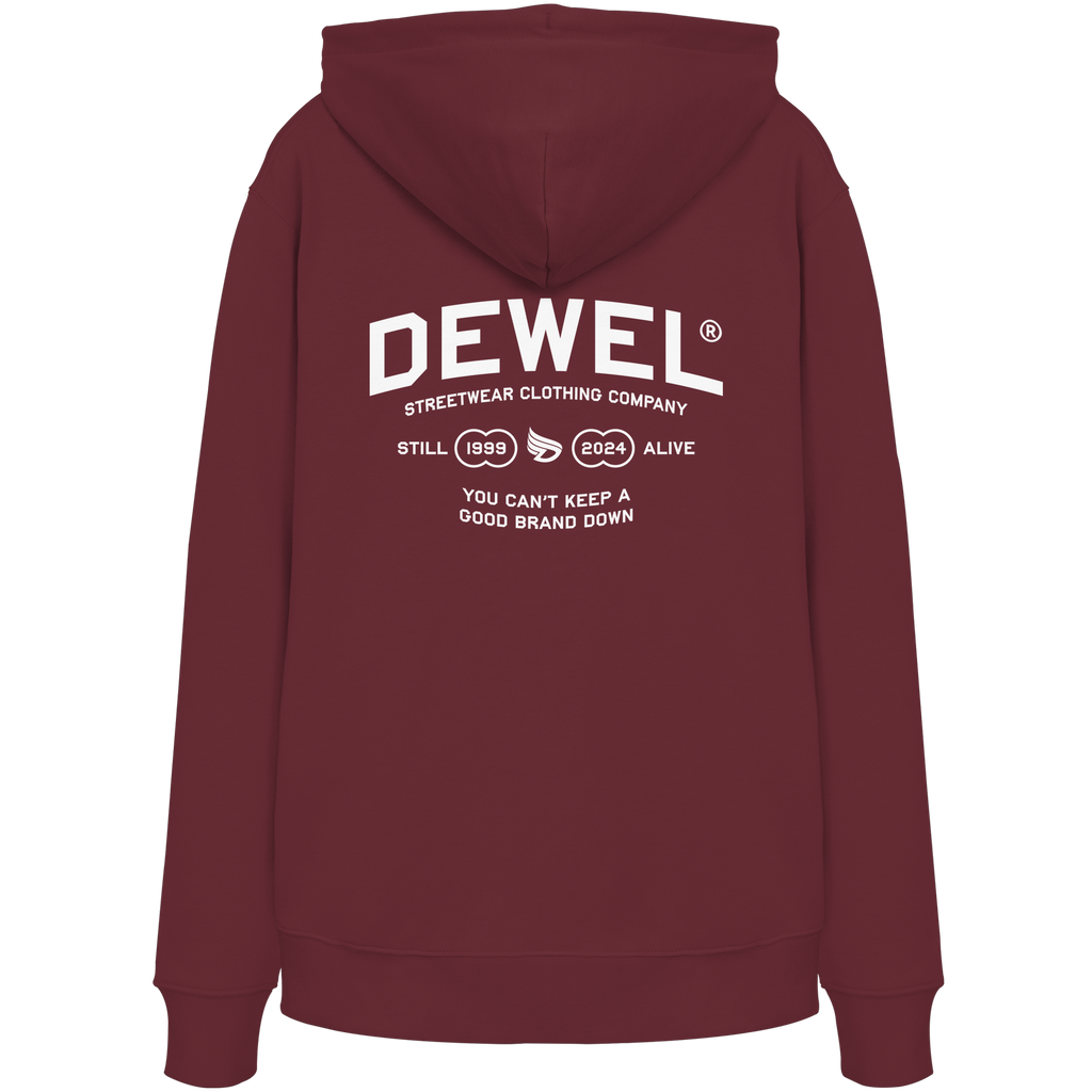 dwl. TM (white) - Organic Hoodie