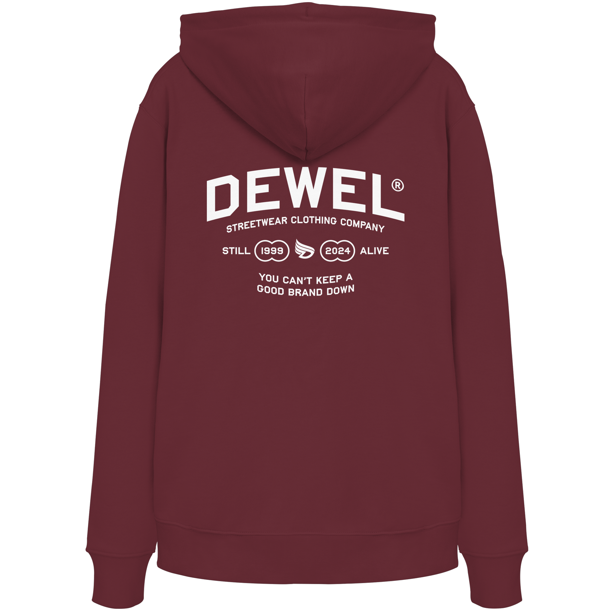 dwl. TM (white) - Organic Hoodie
