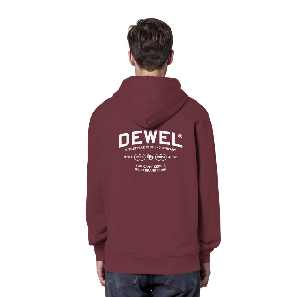 dwl. TM (white) - Organic Hoodie