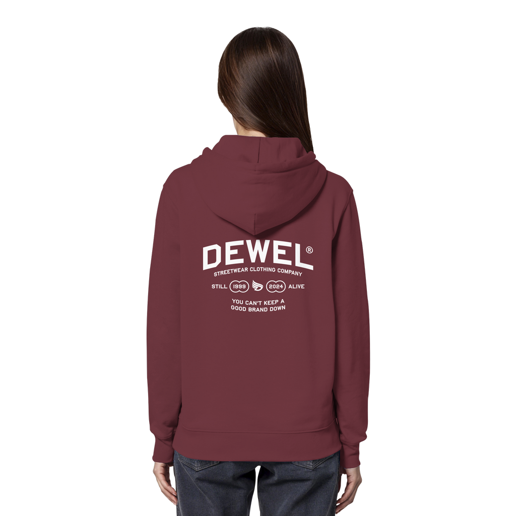 dwl. TM (white) - Organic Hoodie
