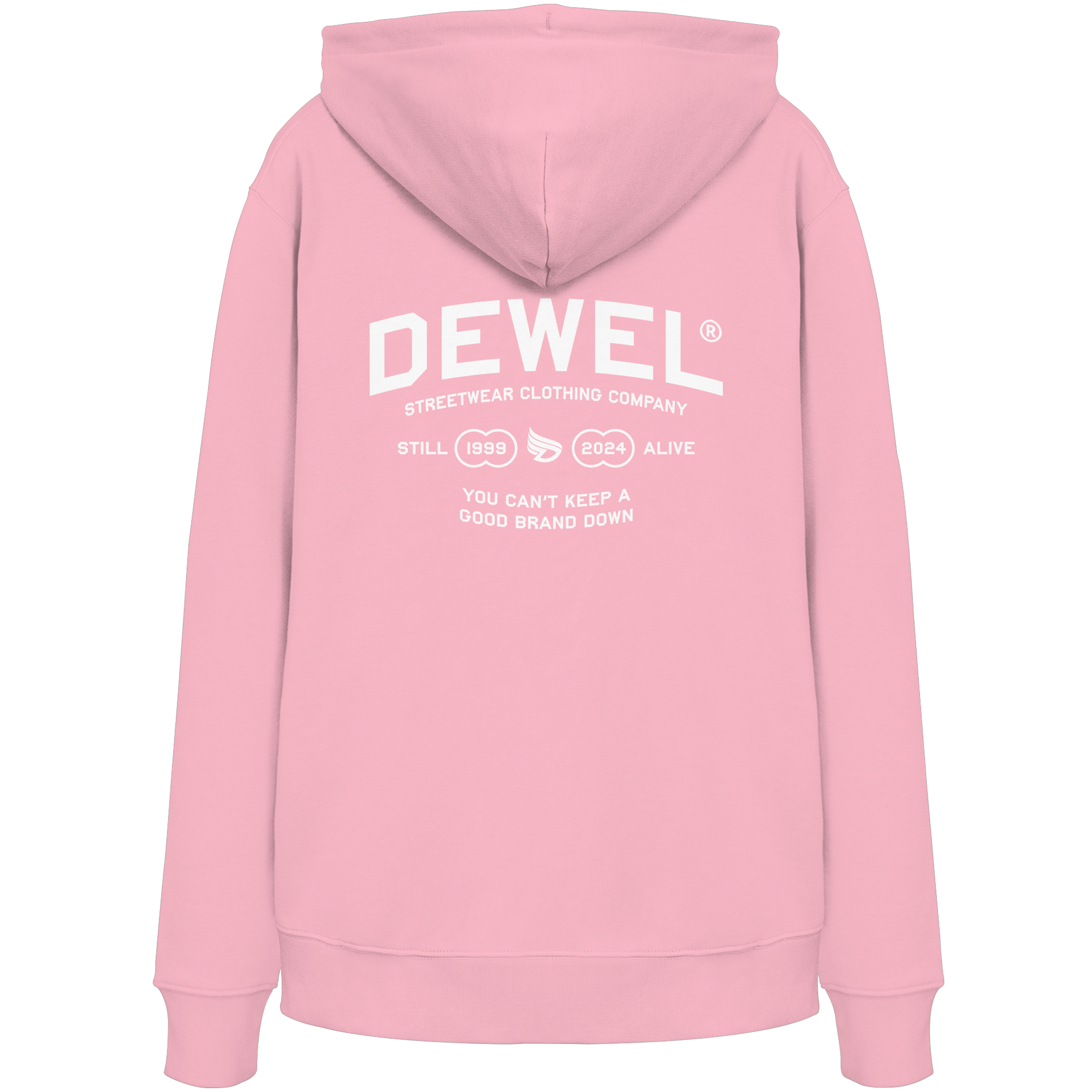 dwl. TM (white) - Organic Hoodie
