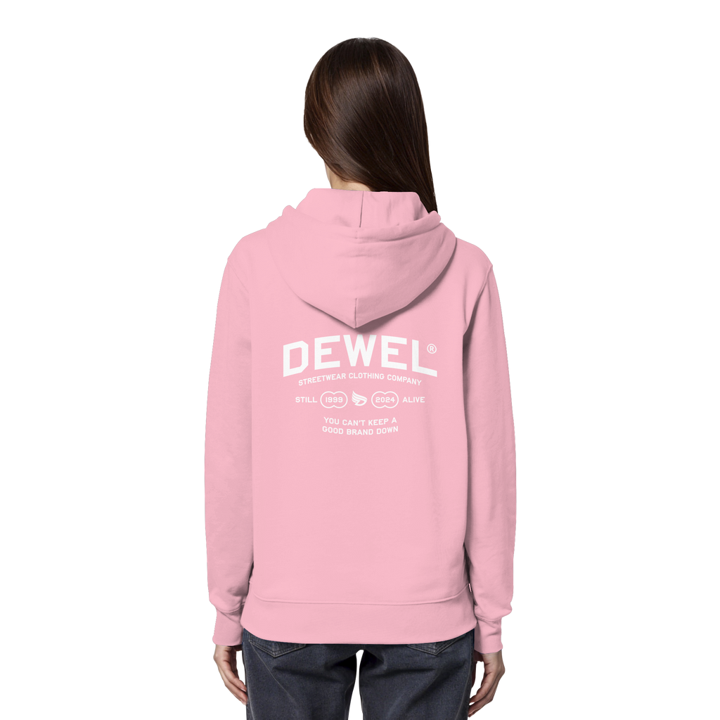 dwl. TM (white) - Organic Hoodie