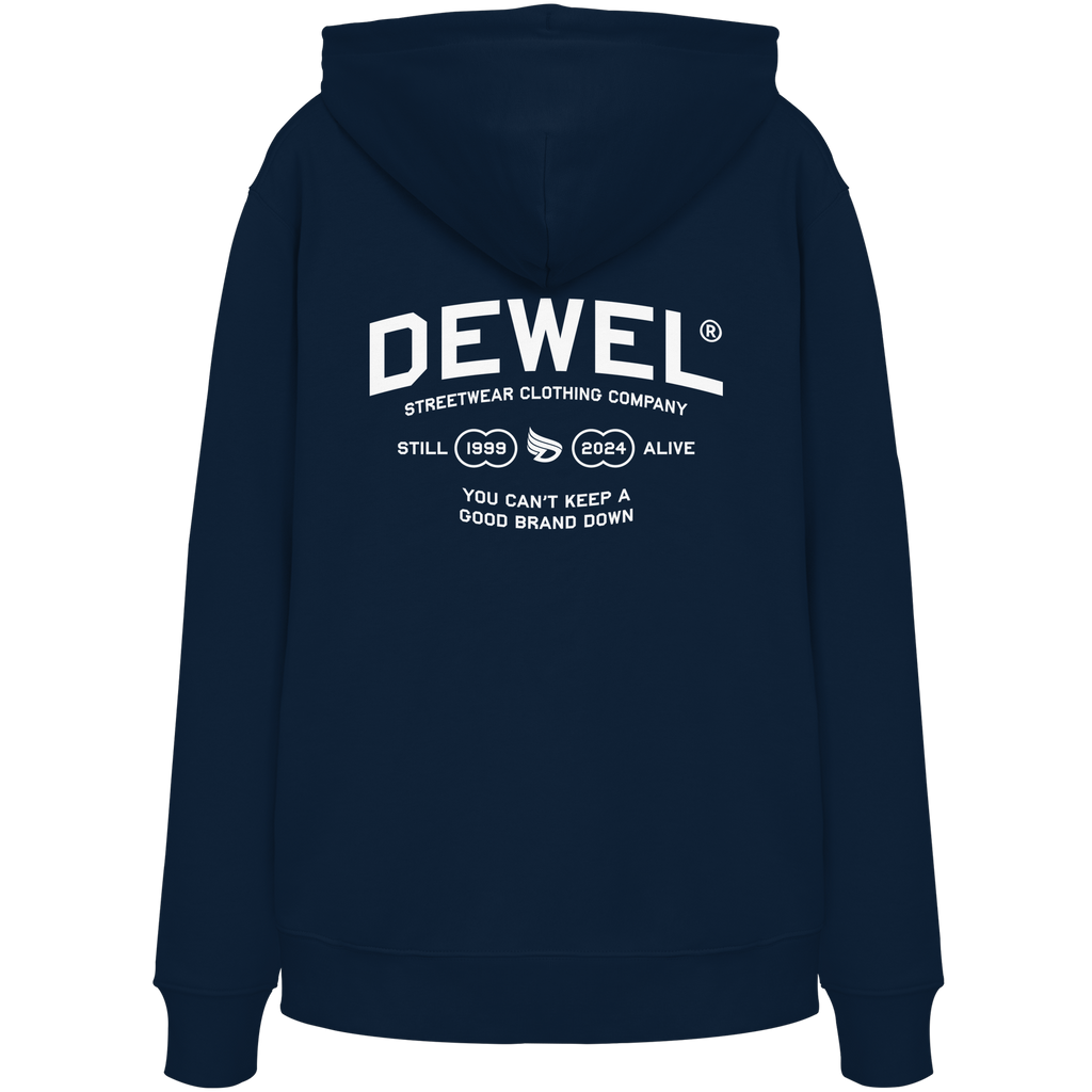 dwl. TM (white) - Organic Hoodie