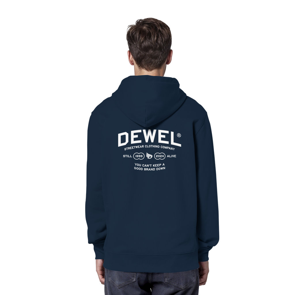 dwl. TM (white) - Organic Hoodie