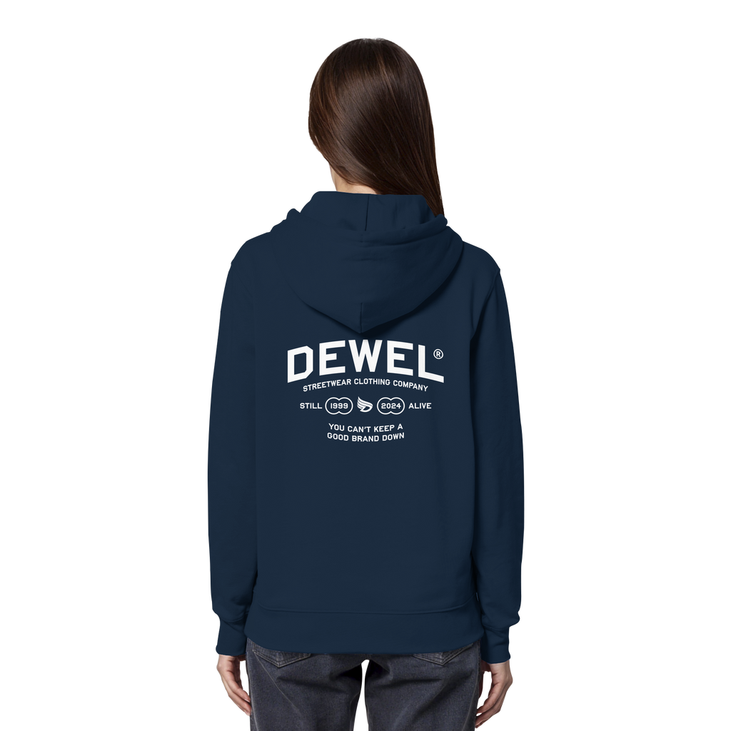 dwl. TM (white) - Organic Hoodie