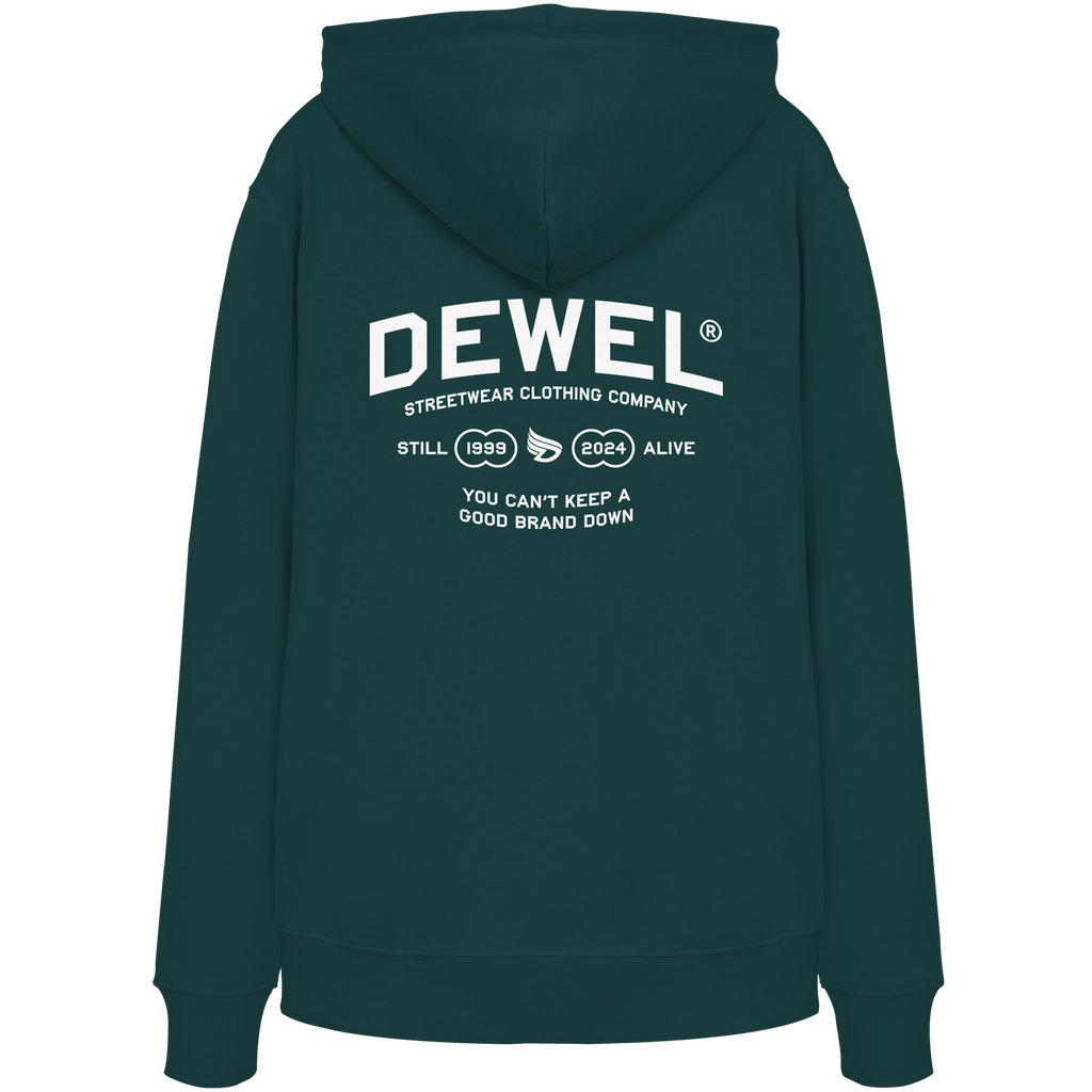 dwl. TM (white) - Organic Hoodie