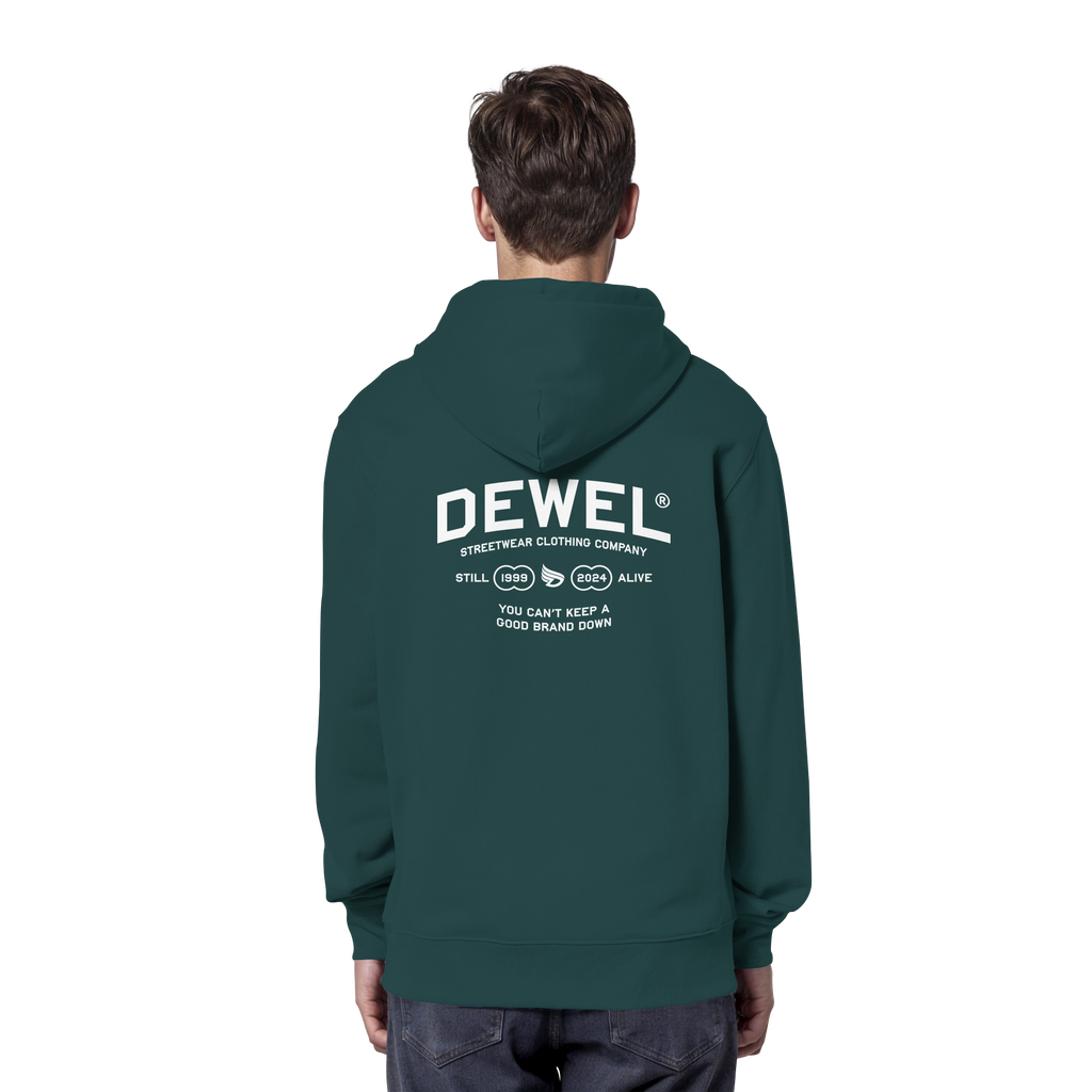 dwl. TM (white) - Organic Hoodie