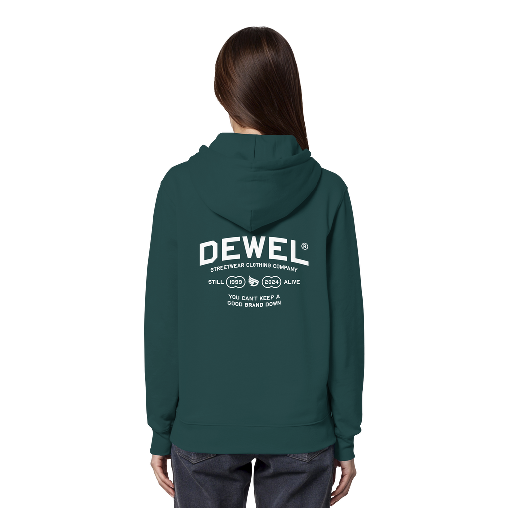 dwl. TM (white) - Organic Hoodie