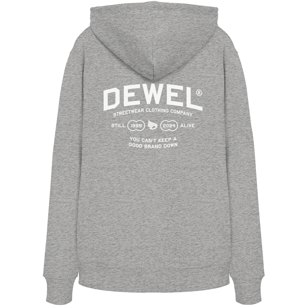dwl. TM (white) - Organic Hoodie
