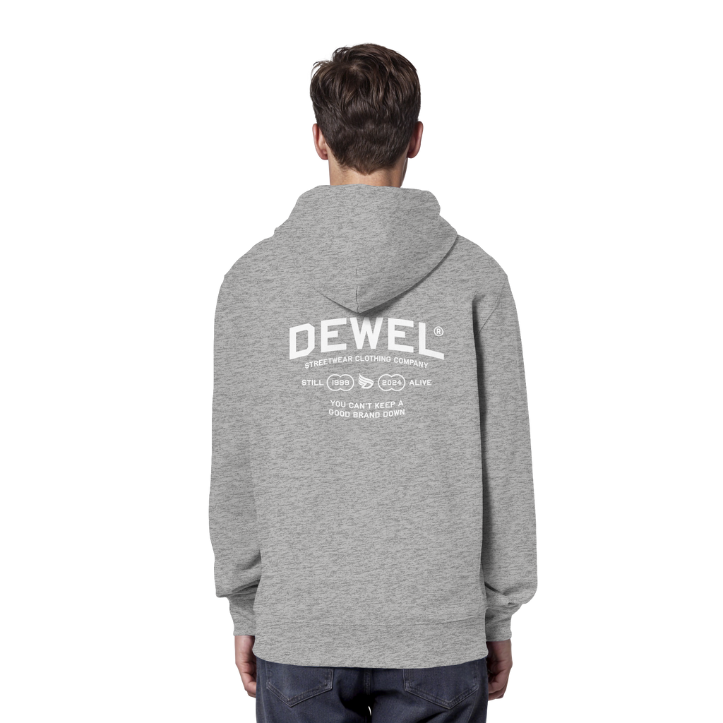 dwl. TM (white) - Organic Hoodie