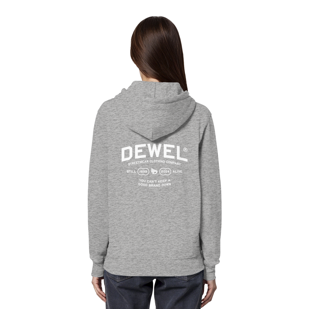 dwl. TM (white) - Organic Hoodie