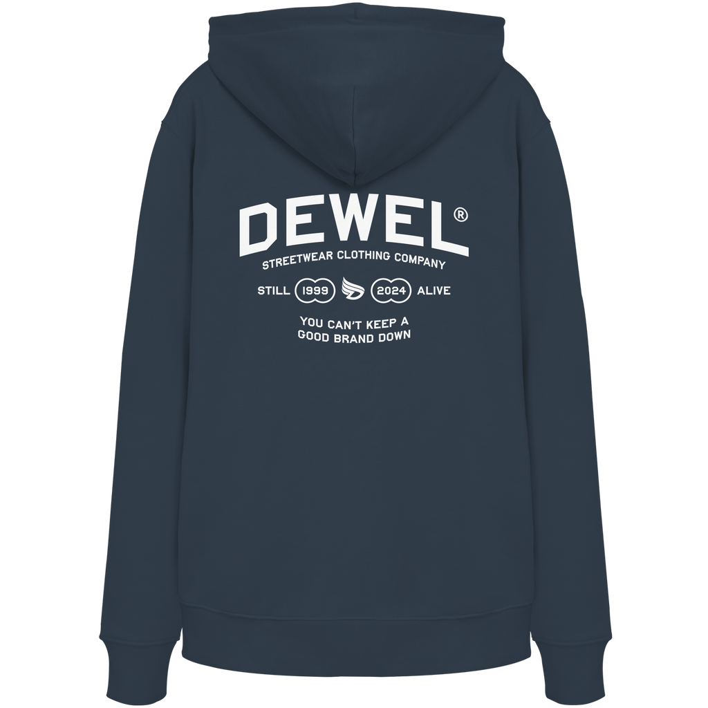 dwl. TM (white) - Organic Hoodie