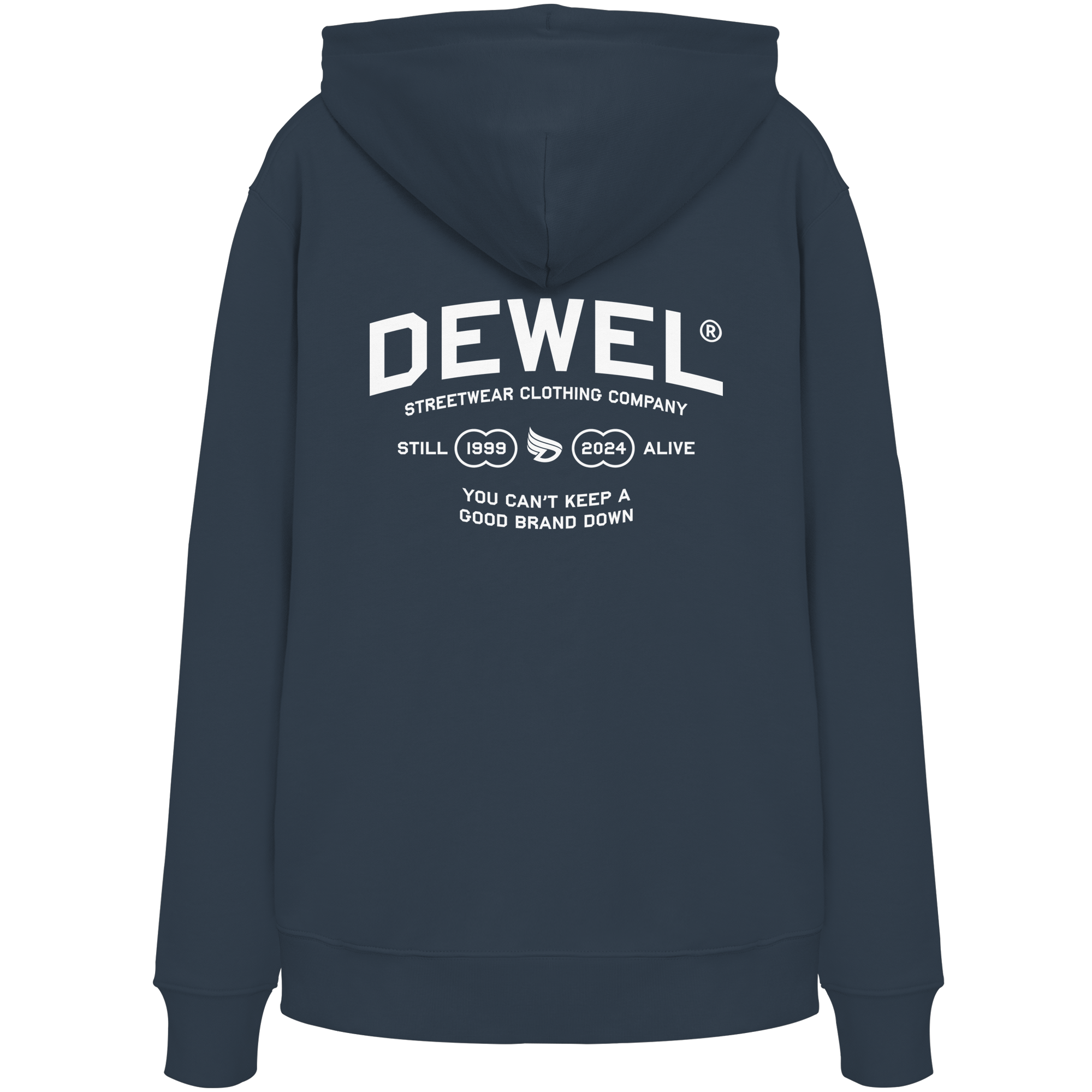 dwl. TM (white) - Organic Hoodie