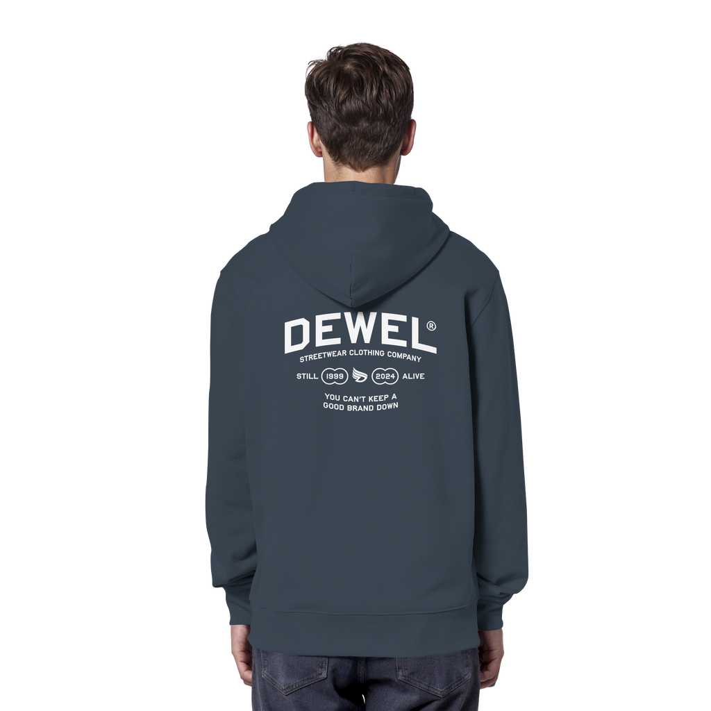 dwl. TM (white) - Organic Hoodie