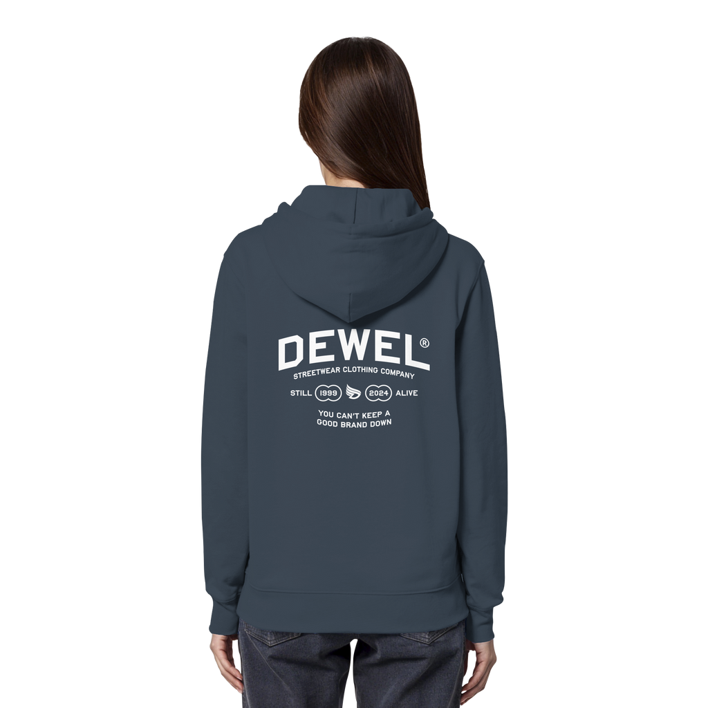 dwl. TM (white) - Organic Hoodie