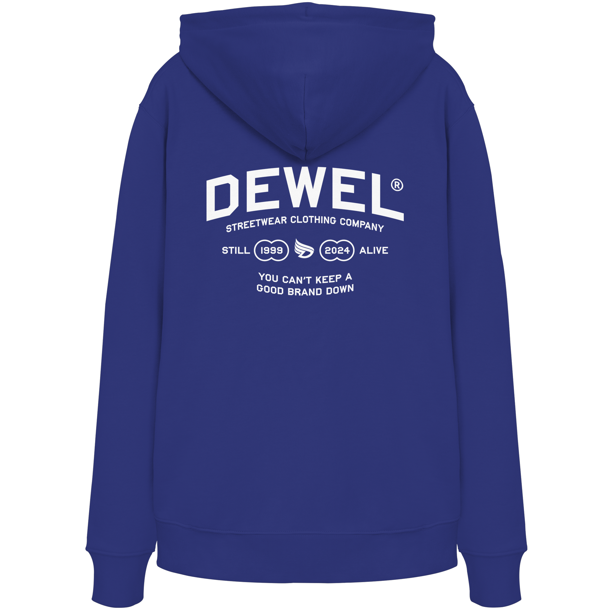 dwl. TM (white) - Organic Hoodie