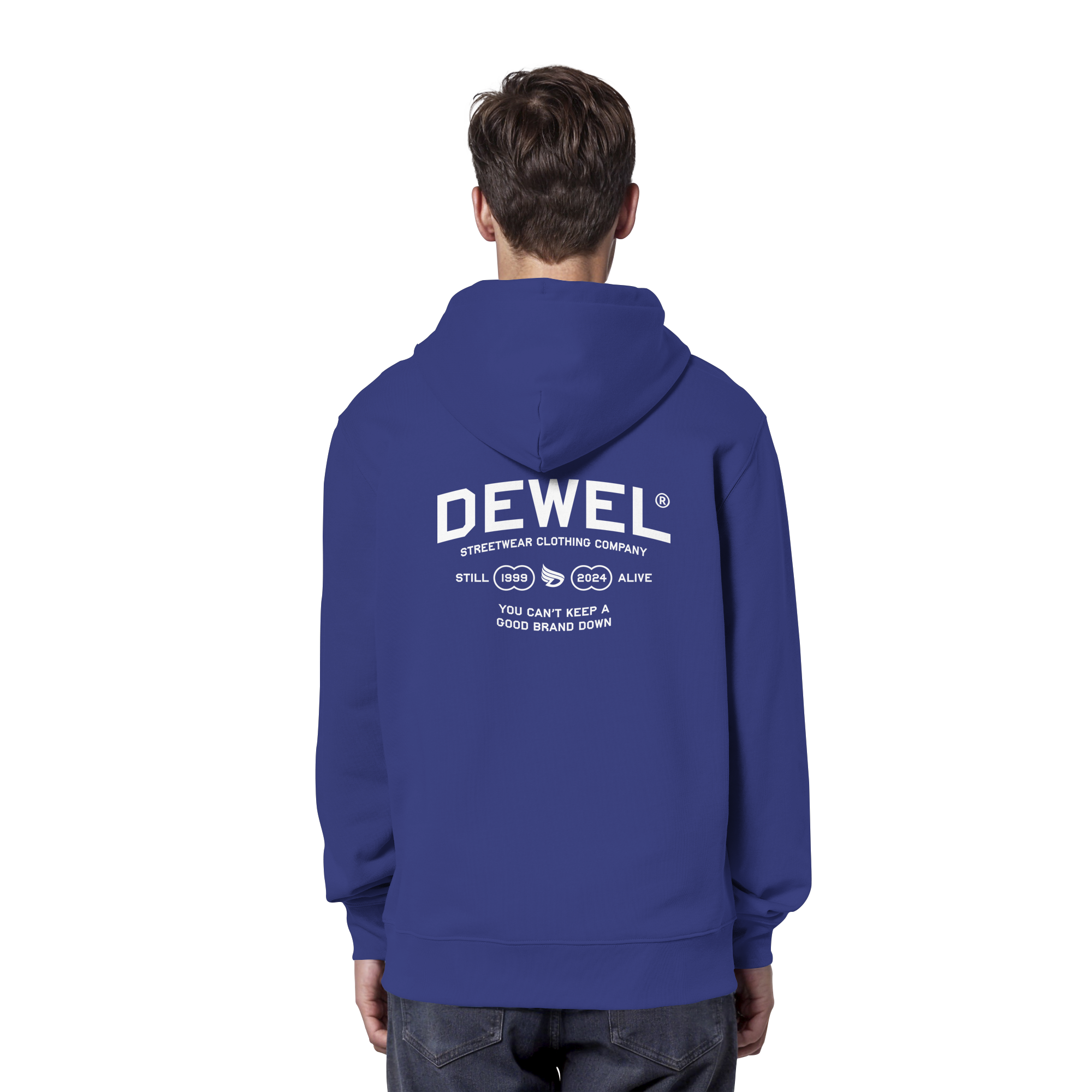 dwl. TM (white) - Organic Hoodie