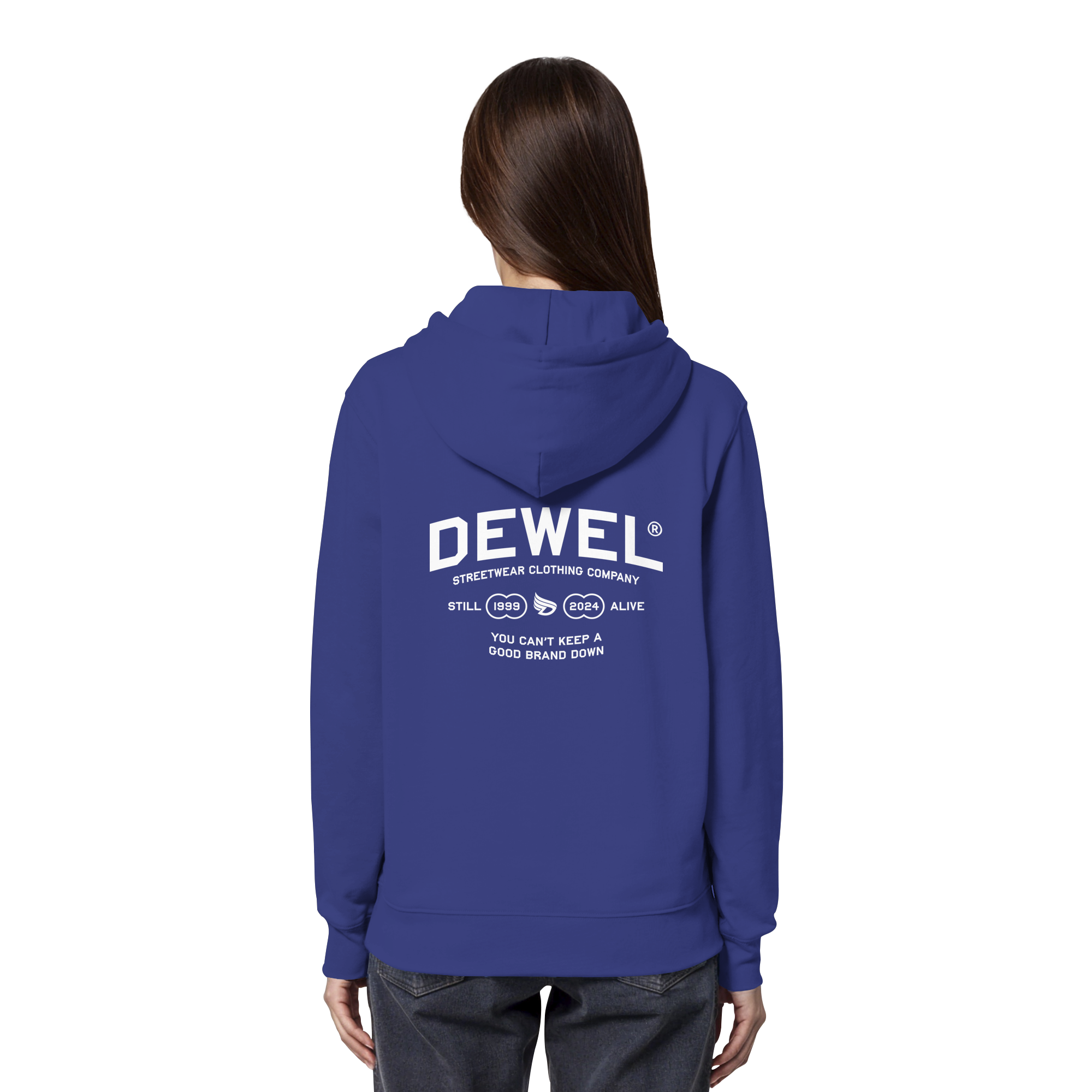 dwl. TM (white) - Organic Hoodie