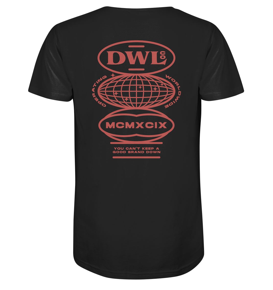 dwl. World (red) - Organic Shirt