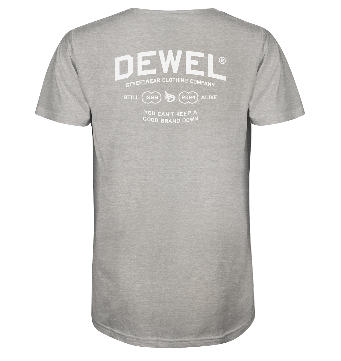 dwl. R-Bow (white) - Organic Shirt