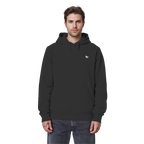 dwl. Stick-Logo classic (wh) - Organic Basic Hoodie