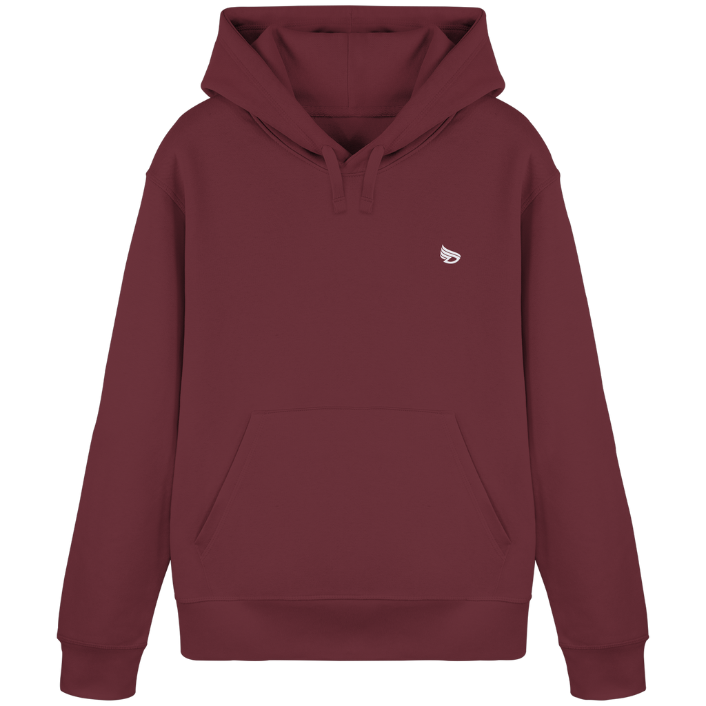 dwl. Stick-Logo classic (wh) - Organic Basic Hoodie