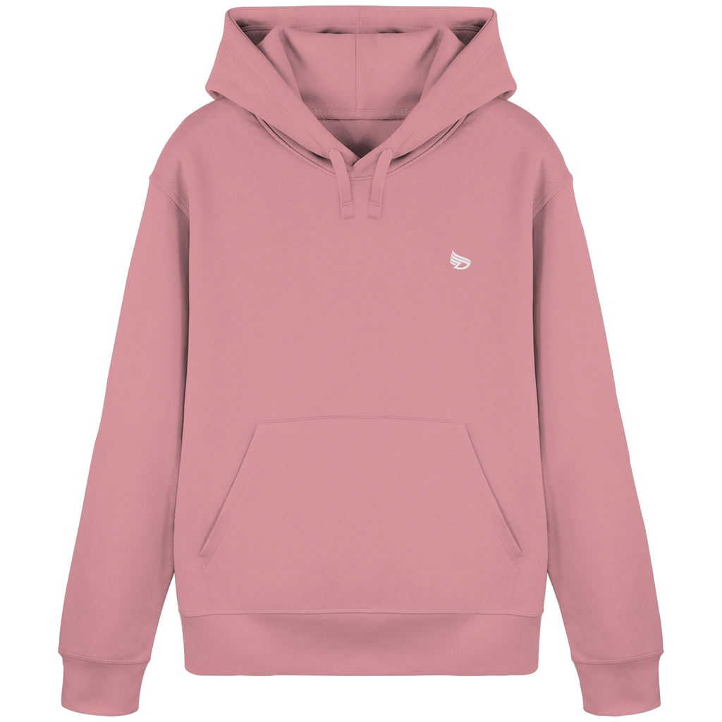 dwl. Stick-Logo classic (wh) - Organic Basic Hoodie