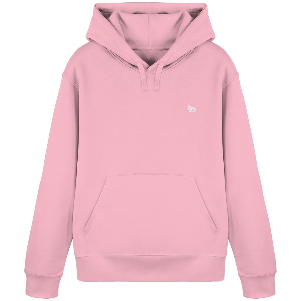 dwl. Stick-Logo classic (wh) - Organic Basic Hoodie
