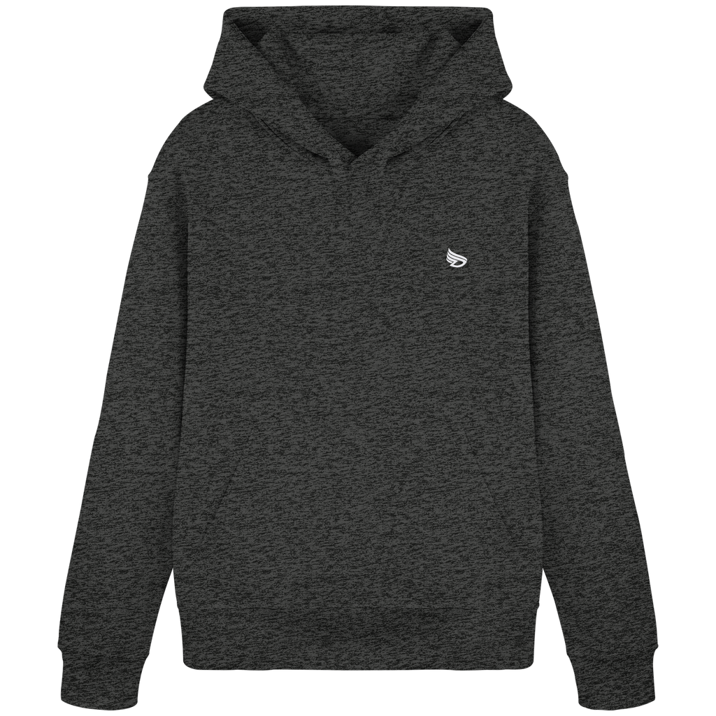 dwl. Stick-Logo classic (wh) - Organic Basic Hoodie
