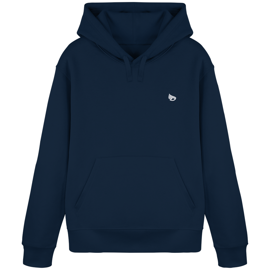 dwl. Stick-Logo classic (wh) - Organic Basic Hoodie