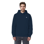 dwl. Stick-Logo classic (wh) - Organic Basic Hoodie