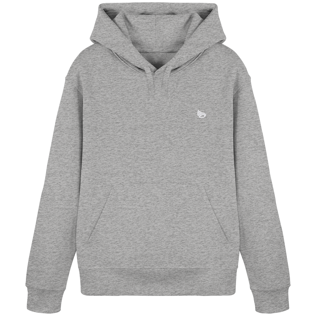 dwl. Stick-Logo classic (wh) - Organic Basic Hoodie