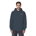 dwl. Stick-Logo classic (wh) - Organic Basic Hoodie