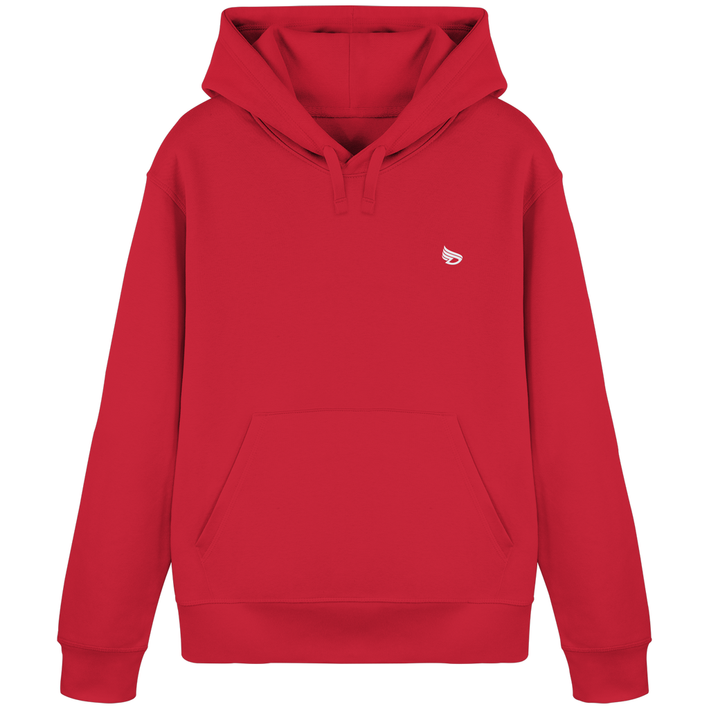 dwl. Stick-Logo classic (wh) - Organic Basic Hoodie