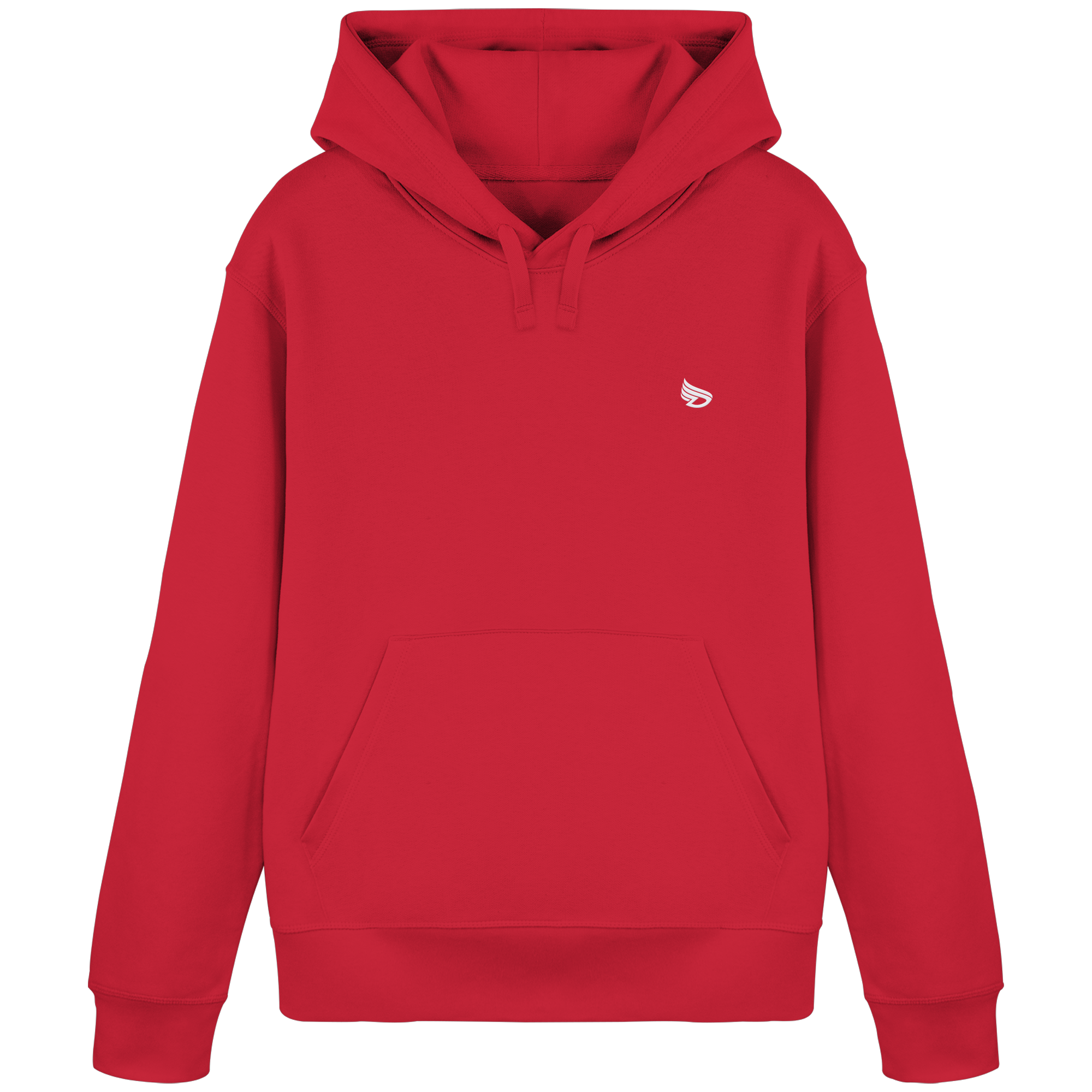 dwl. Stick-Logo classic (wh) - Organic Basic Hoodie