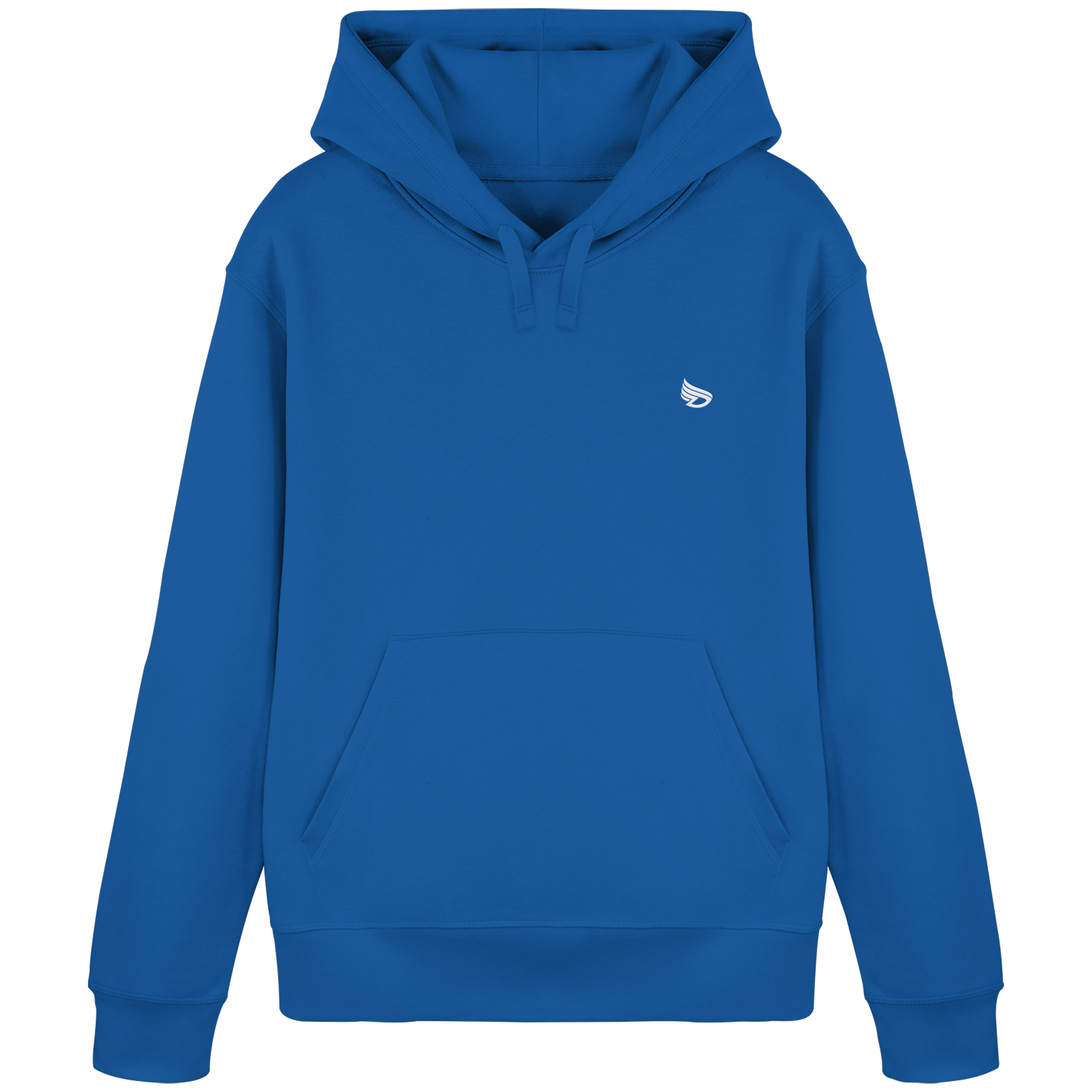 dwl. Stick-Logo classic (wh) - Organic Basic Hoodie