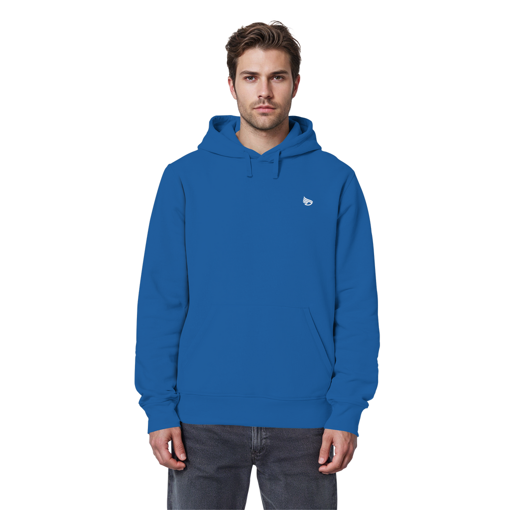dwl. Stick-Logo classic (wh) - Organic Basic Hoodie