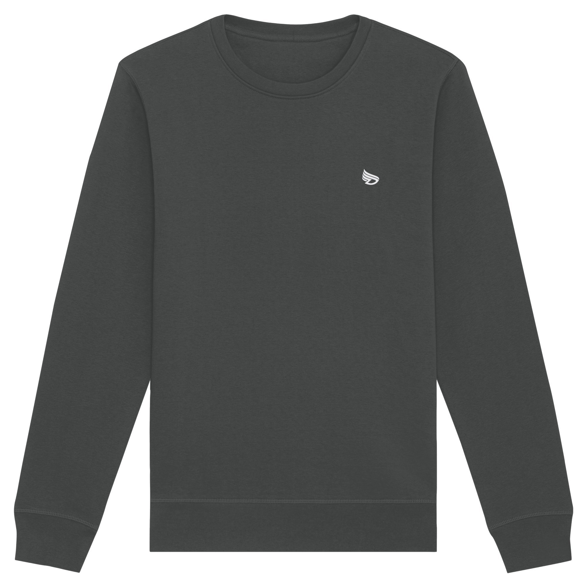 dwl. Stick-Logo classic (wh) - Organic Basic Unisex Sweatshirt