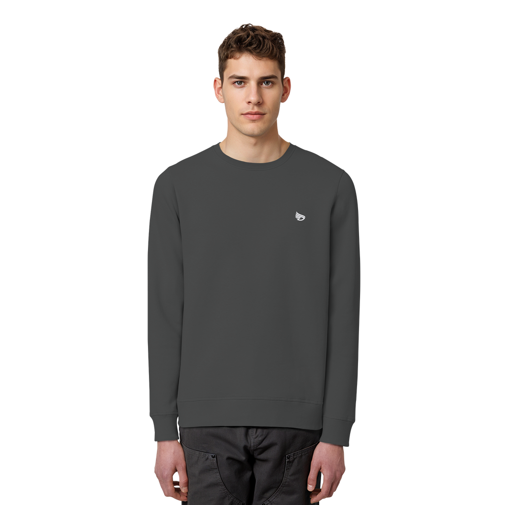 dwl. Stick-Logo classic (wh) - Organic Basic Unisex Sweatshirt