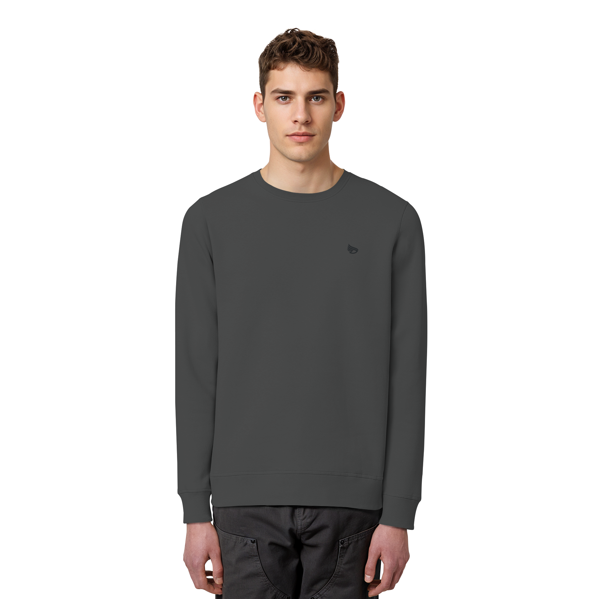 dwl. Stick-Logo Classic (b-to-b) - Organic Basic Unisex Sweatshirt