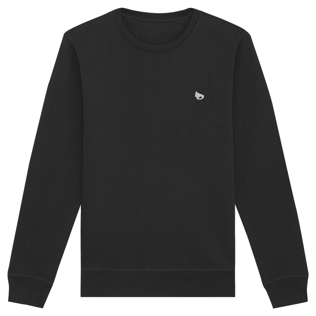 dwl. Stick-Logo classic (wh) - Organic Basic Unisex Sweatshirt