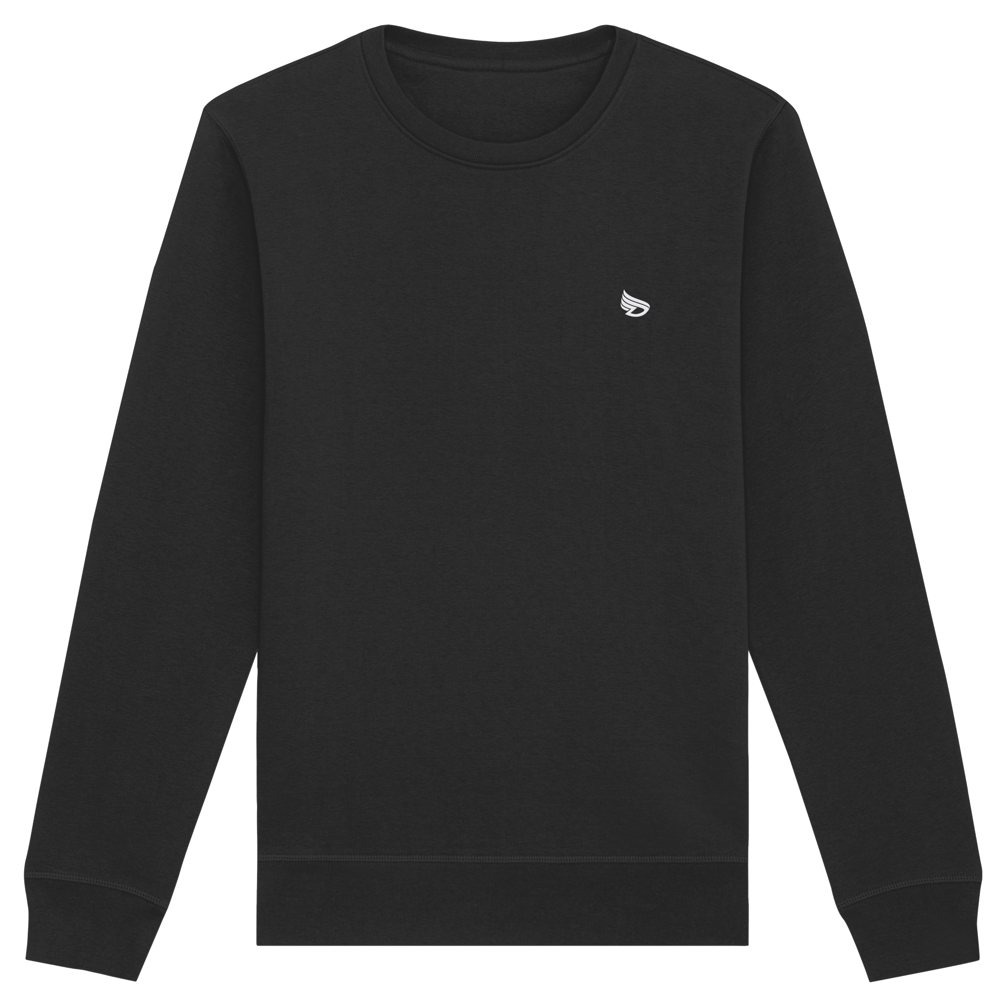 dwl. Stick-Logo classic (wh) - Organic Basic Unisex Sweatshirt