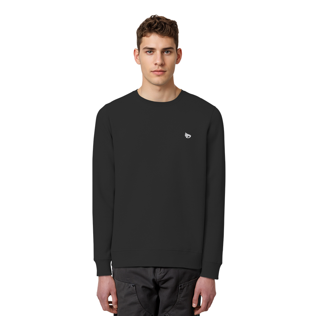 dwl. Stick-Logo classic (wh) - Organic Basic Unisex Sweatshirt