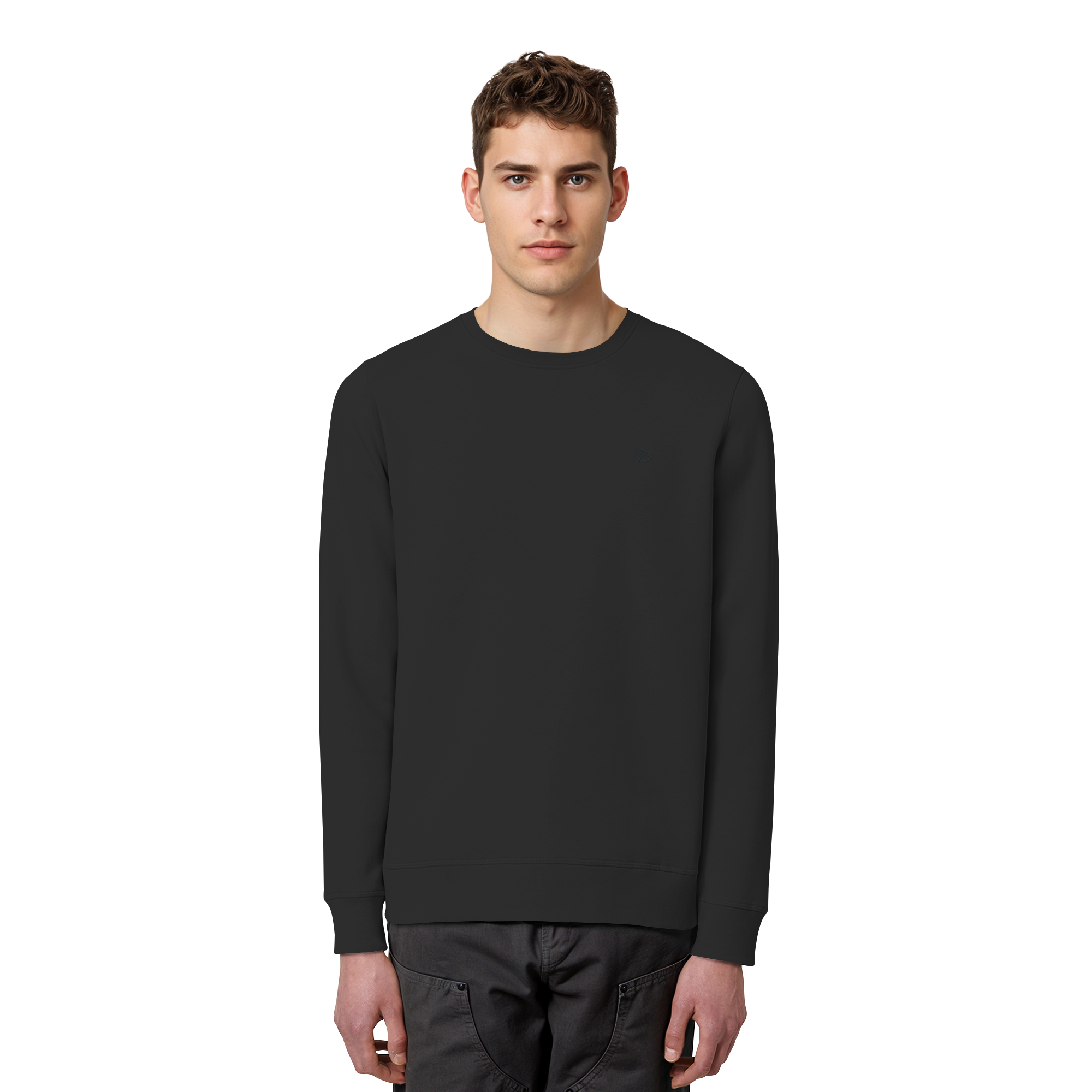 dwl. Stick-Logo Classic (b-to-b) - Organic Basic Unisex Sweatshirt