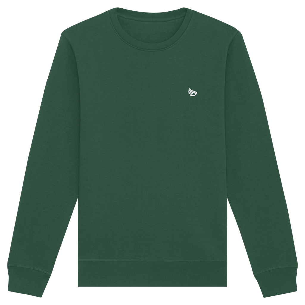 dwl. Stick-Logo classic (wh) - Organic Basic Unisex Sweatshirt