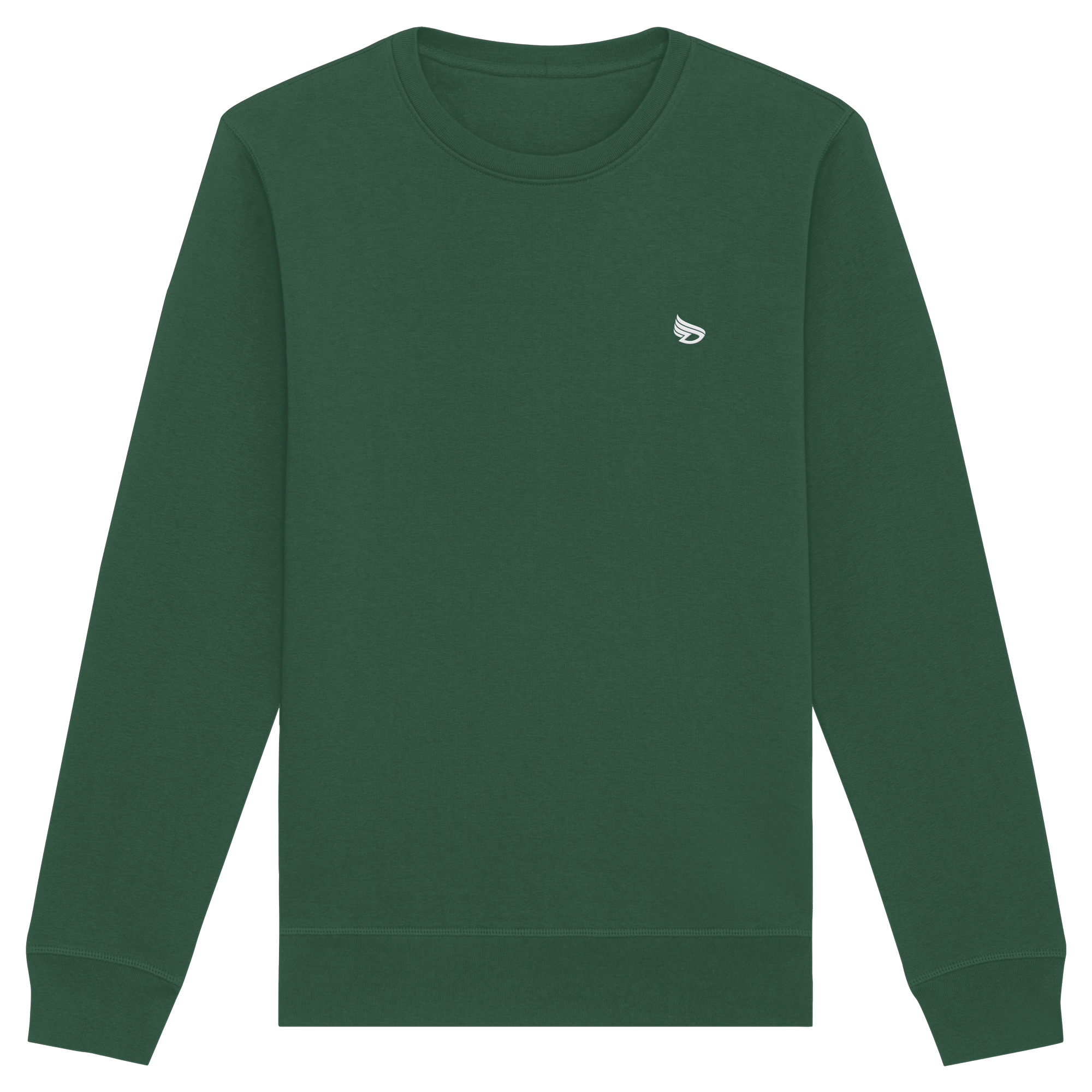 dwl. Stick-Logo classic (wh) - Organic Basic Unisex Sweatshirt